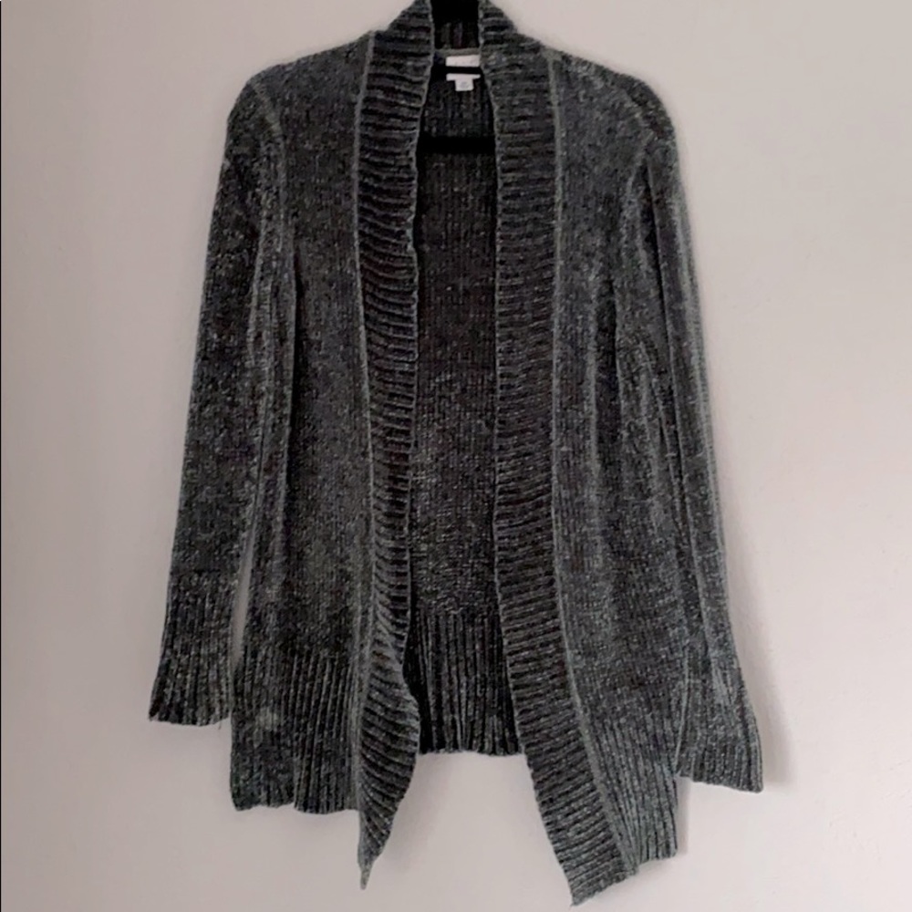 Green/Grey Soft Cardigan